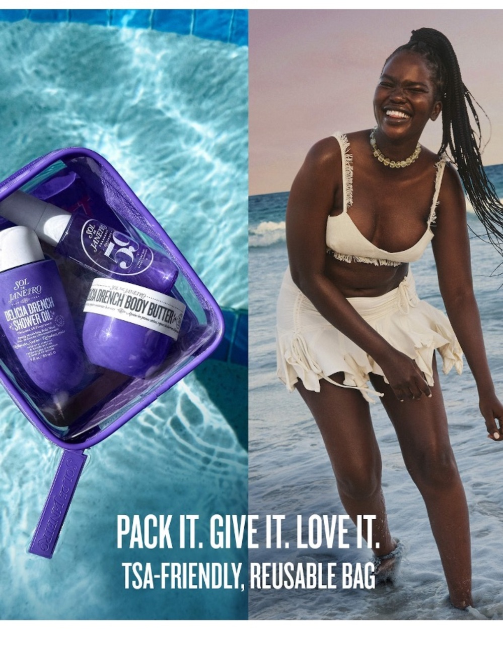 Sol de Janeiro Delicia Drench Jet Set Bath & Body Gift Set NEW! 3 pc gift set - Picture 6 of 12